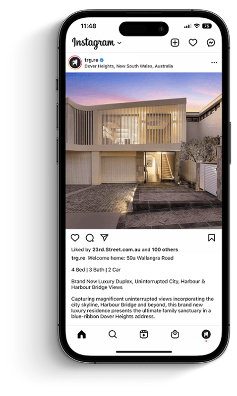 Facebook mockup of an advertisment
